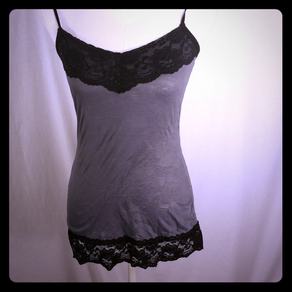 Maurices lace trim tank top